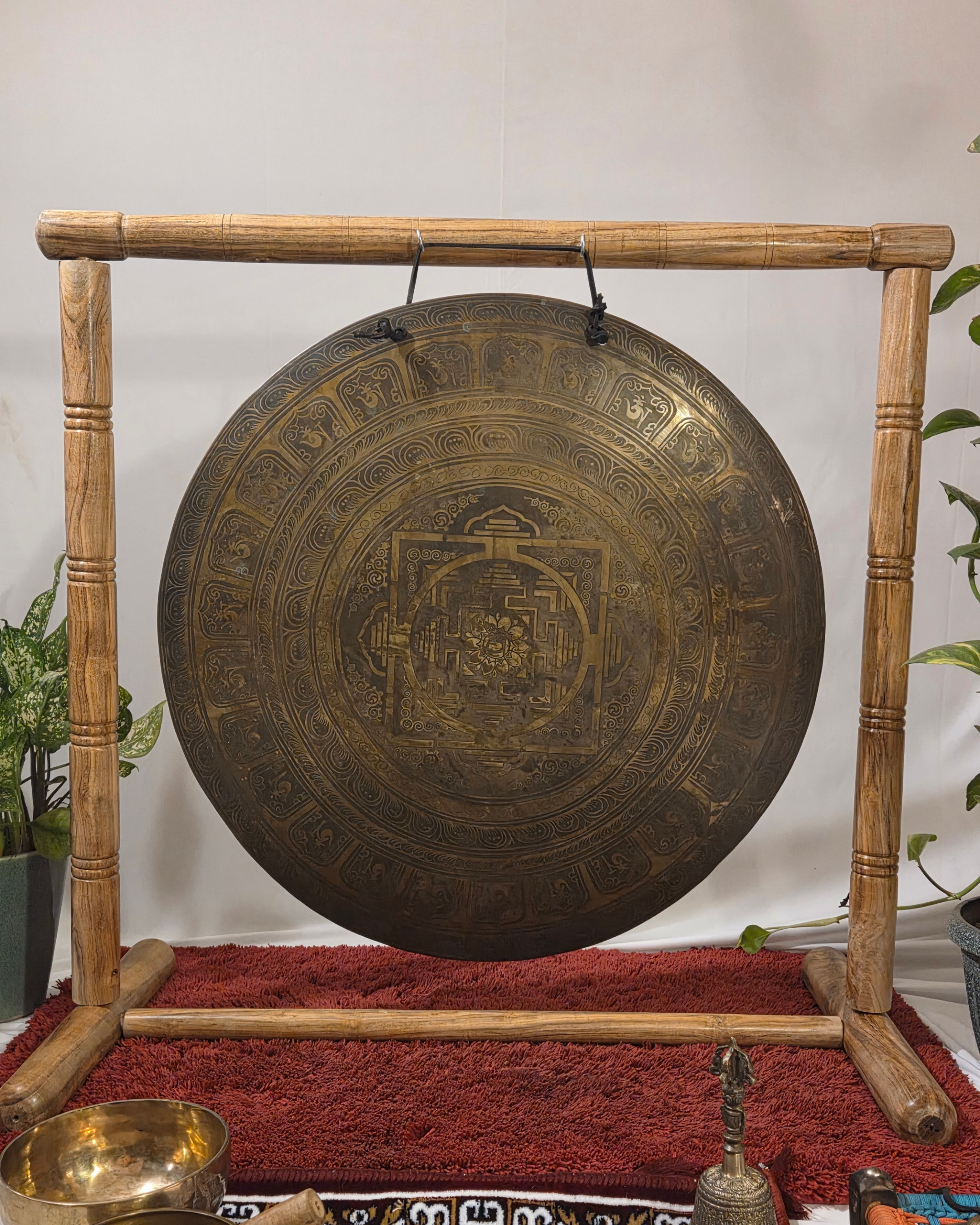 Carved Gong