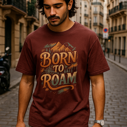 Born To Roam. Unisex Oversized Classic T-Shirt