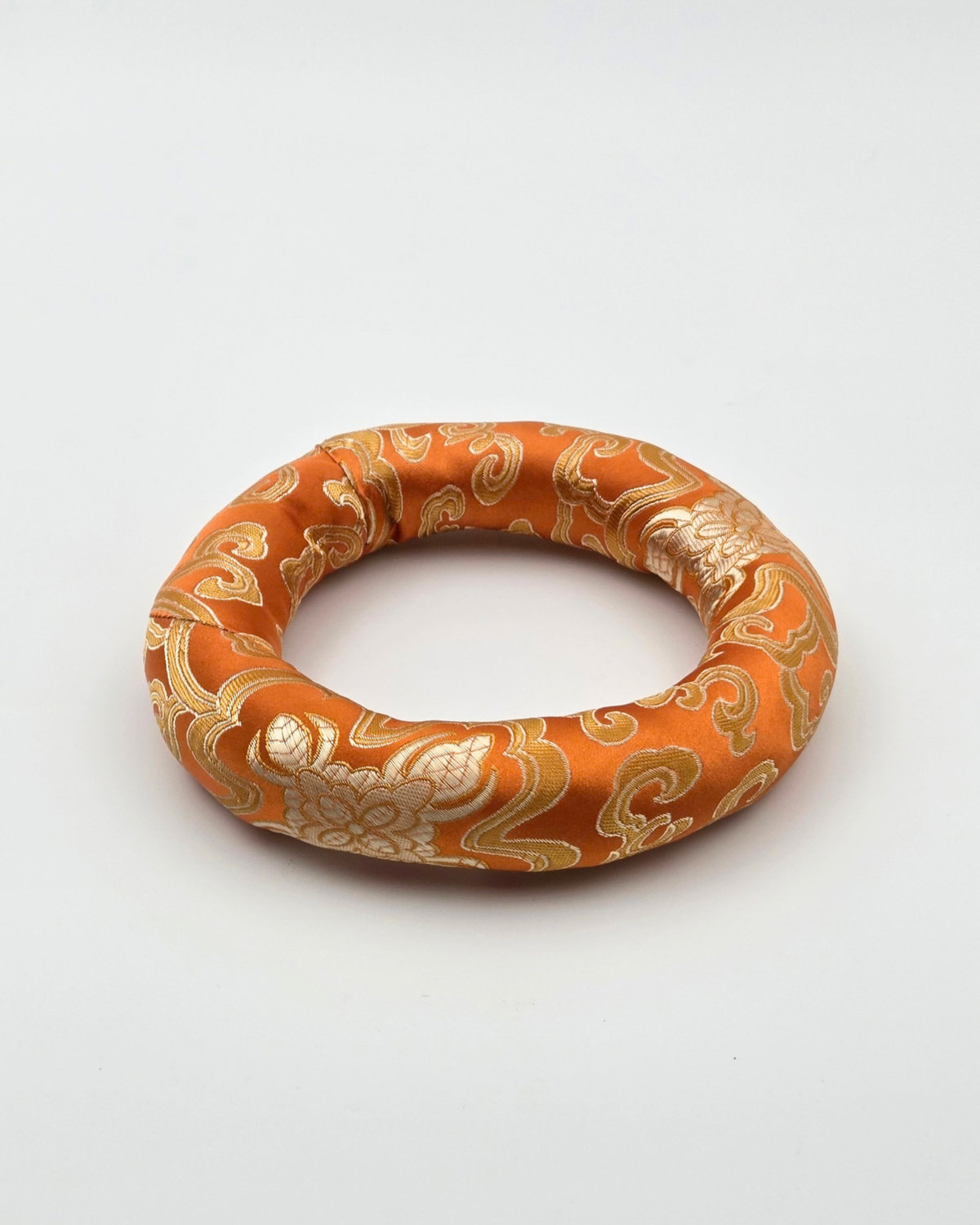 Singing Bowl Silk Ring Cushion