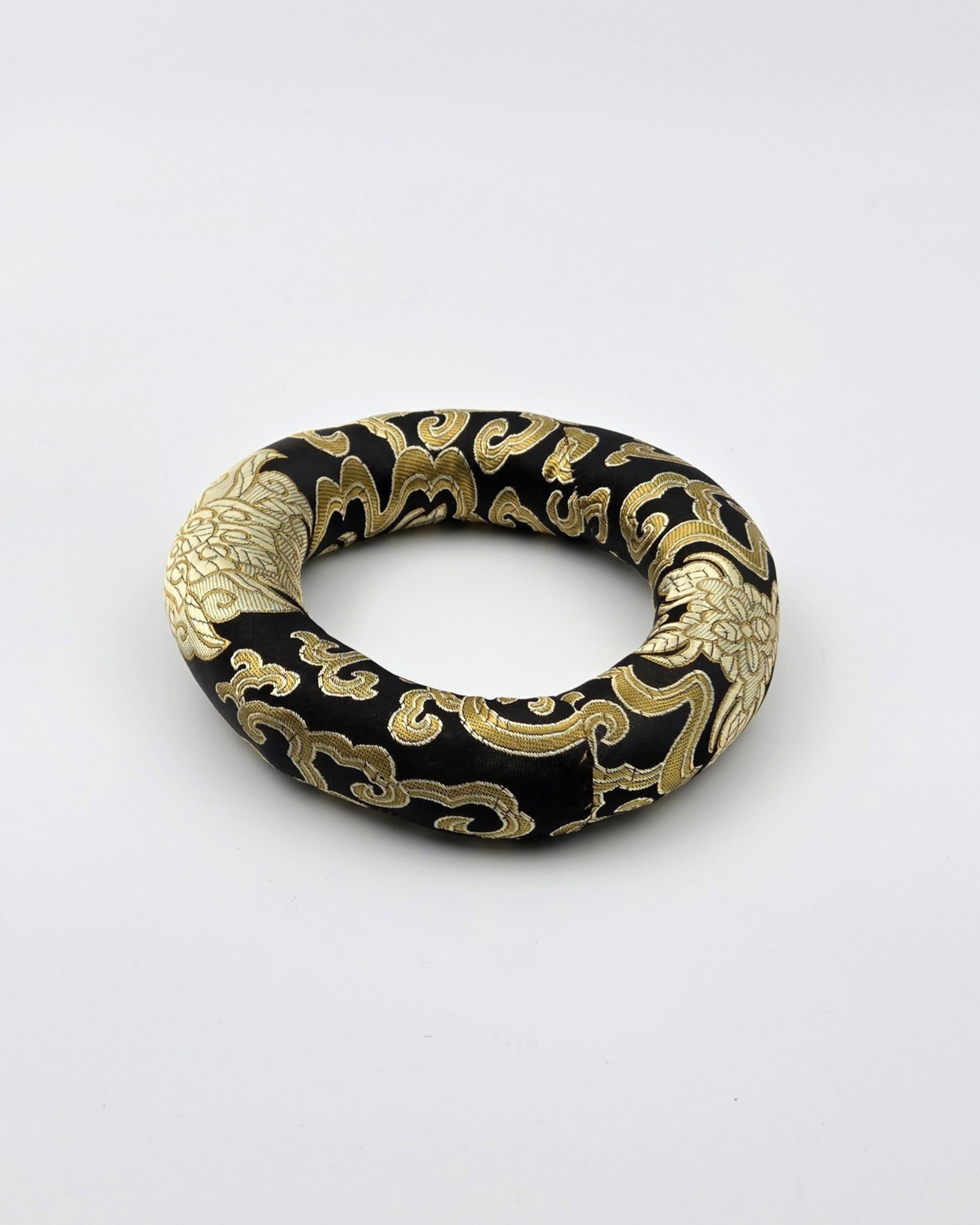 Singing Bowl Silk Ring Cushion