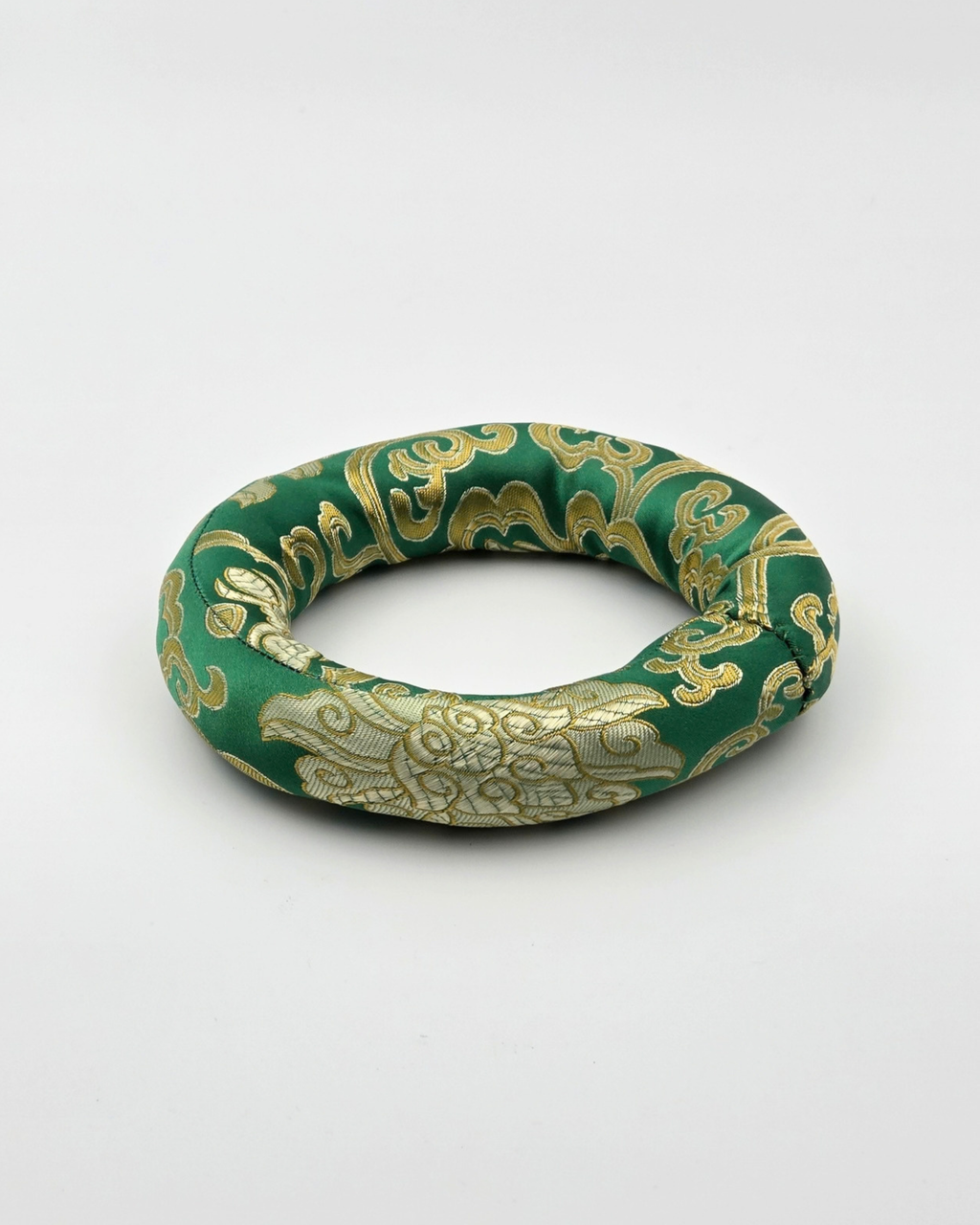 Singing Bowl Silk Ring Cushion